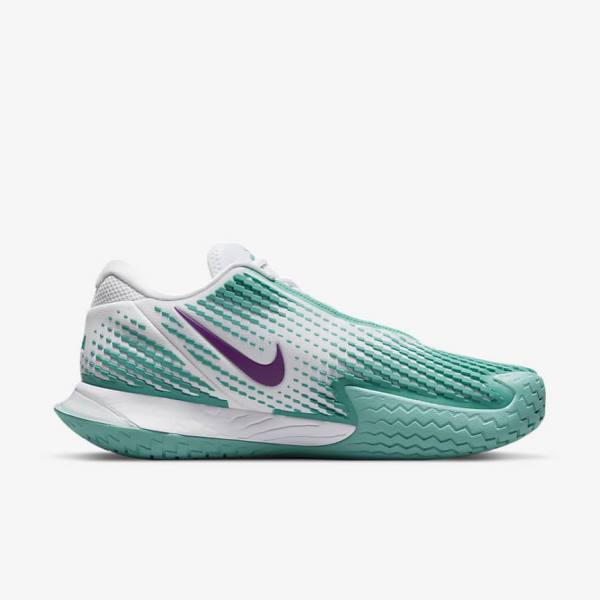 Nike NikeCourt Zoom Vapor Cage 4 Rafa Hard Court Miesten Tenniskengät Valkoinen Turkoosi Punainen Violetit | NK345BHW