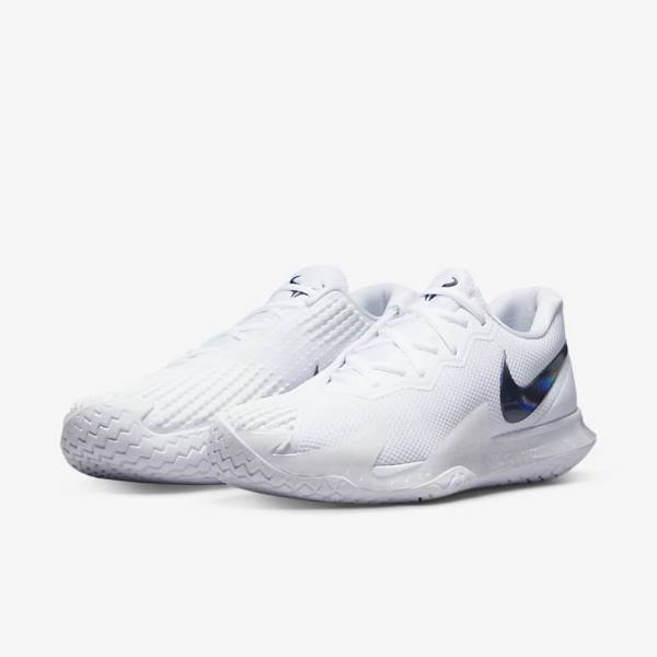 Nike NikeCourt Zoom Vapor Cage 4 Rafa Hard Court Miesten Tenniskengät Valkoinen Mustat | NK631JUZ