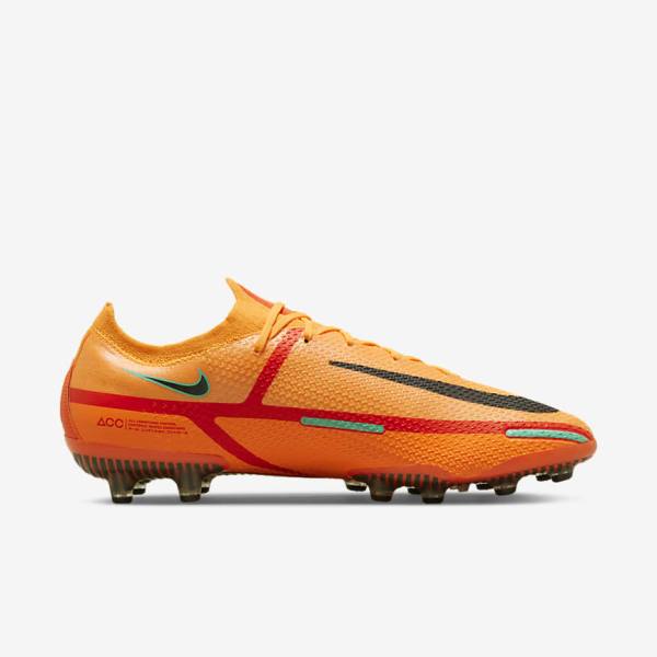 Nike Phantom GT2 Elite AG-Pro Artificial-Grass Naisten Jalkapallokengät Oranssi Vaaleanpunainen Mustat | NK408QBA