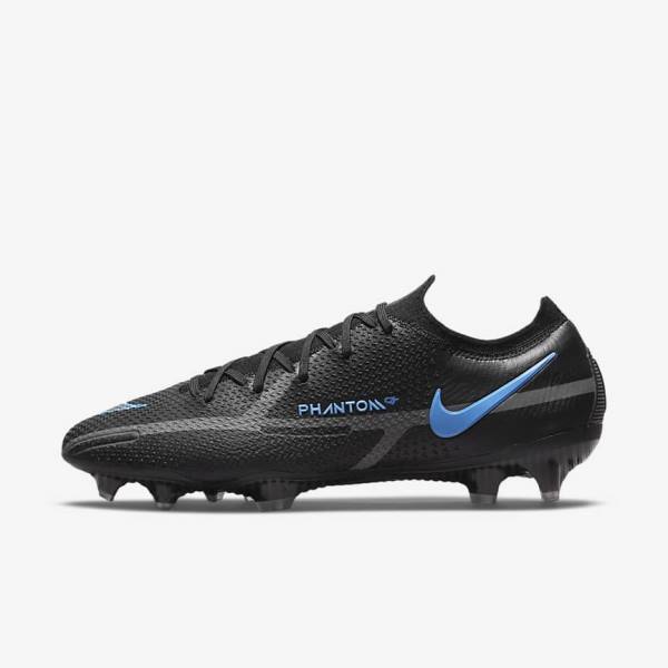 Nike Phantom GT2 Elite FG Firm-Ground Naisten Jalkapallokengät Mustat Harmaat | NK019RMC