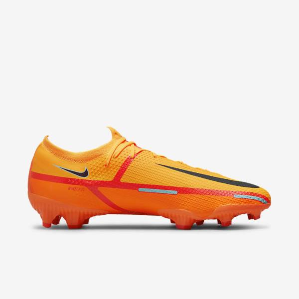 Nike Phantom GT2 Pro FG Firm-Ground Miesten Jalkapallokengät Oranssi Vaaleanpunainen Mustat | NK985LDB