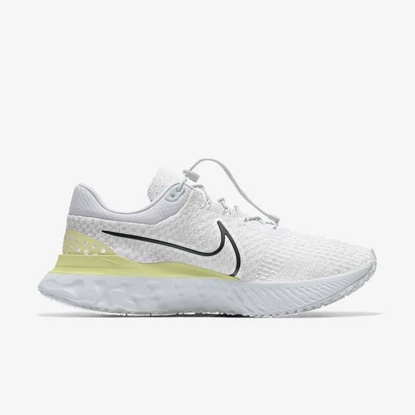 Nike React Infinity Run 3 By You Custom Maantie Miesten Juoksukengät Valkoinen | NK327RWF