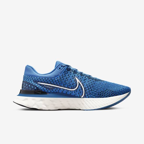 Nike React Infinity Run Flyknit 3 Maantie Miesten Juoksukengät Sininen Mustat | NK547BOA