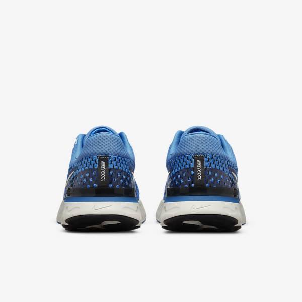 Nike React Infinity Run Flyknit 3 Maantie Miesten Juoksukengät Sininen Mustat | NK547BOA