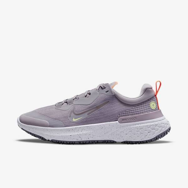 Nike React Miler 2 Shield Weatherised Maantie Naisten Juoksukengät Harmaat Oranssi Violetit | NK925HMZ