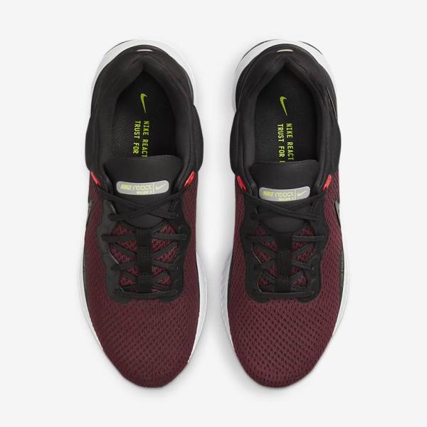 Nike React Miler 3 Maantie Miesten Juoksukengät Mustat Punainen Valkoinen | NK965SQU