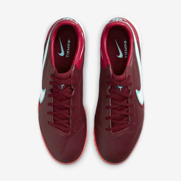 Nike React Tiempo Legend 9 Pro TF Turf Miesten Jalkapallokengät Punainen Vaaleanpunainen Valkoinen | NK621TAB