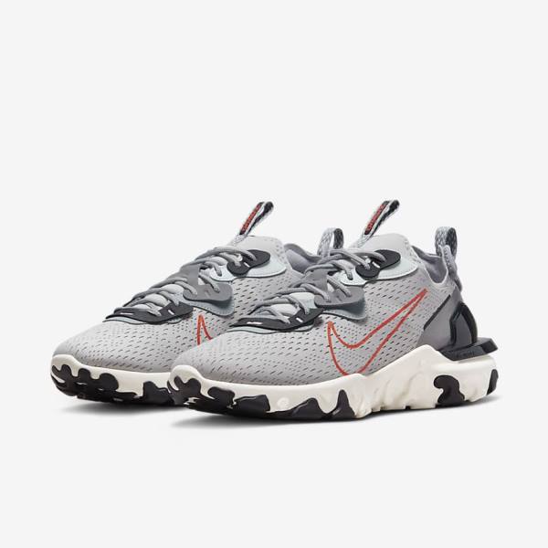 Nike React Vision Miesten Tennarit Harmaat Vaaleanharmaat Oranssi | NK860YRL