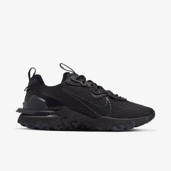 Nike React Vision Miesten Tennarit Mustat Tummanharmaat | NK043OVU