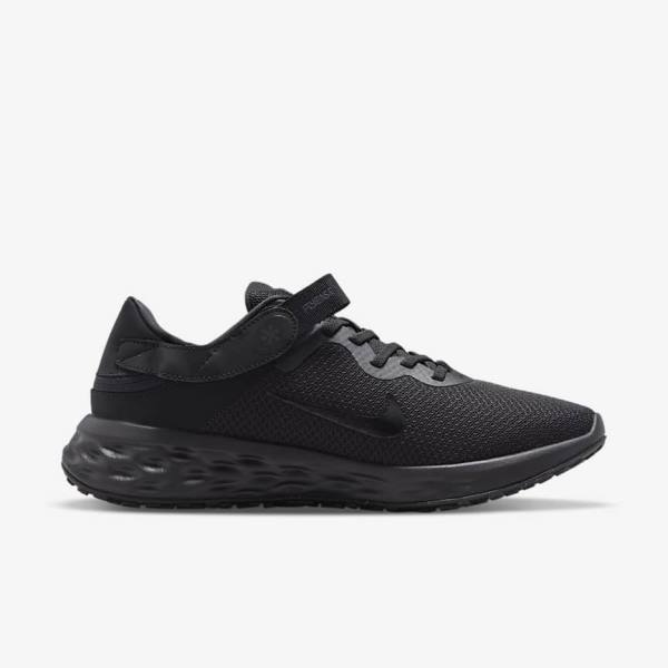 Nike Revolution 6 FlyEase Next Nature Easy On-Off Maantie Miesten Juoksukengät Mustat Tummanharmaat | NK952MZH