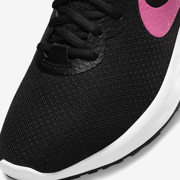 Nike Revolution 6 Next Nature Maantie Naisten Juoksukengät Mustat Harmaat Pinkki | NK408VWO