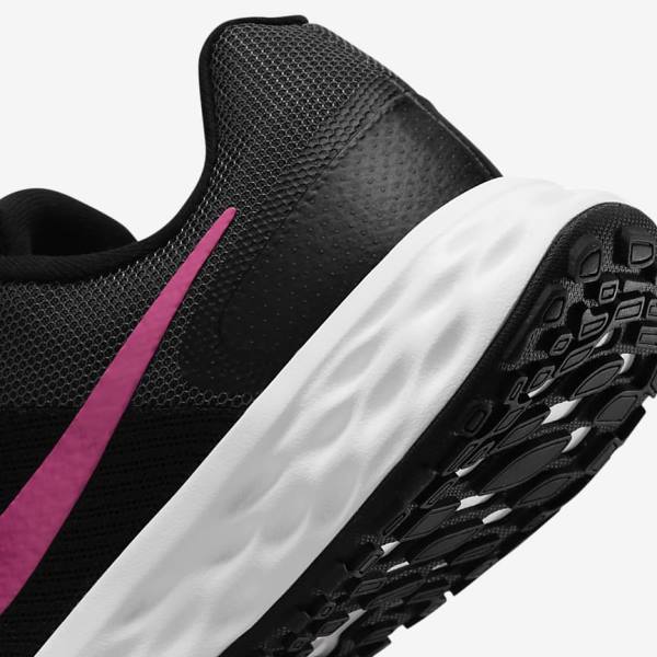 Nike Revolution 6 Next Nature Maantie Naisten Juoksukengät Mustat Harmaat Pinkki | NK408VWO