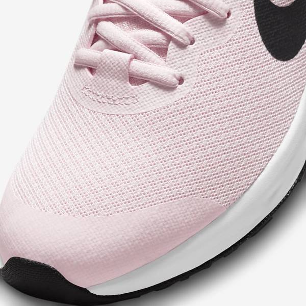 Nike Revolution 6 Older Maantie Lasten Juoksukengät Pinkki Mustat | NK310PMY