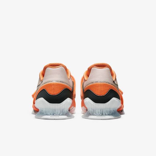 Nike Romaleos 4 Miesten Treenikengät Oranssi Valkoinen Mustat | NK408GRV