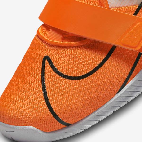 Nike Romaleos 4 Miesten Treenikengät Oranssi Valkoinen Mustat | NK408GRV