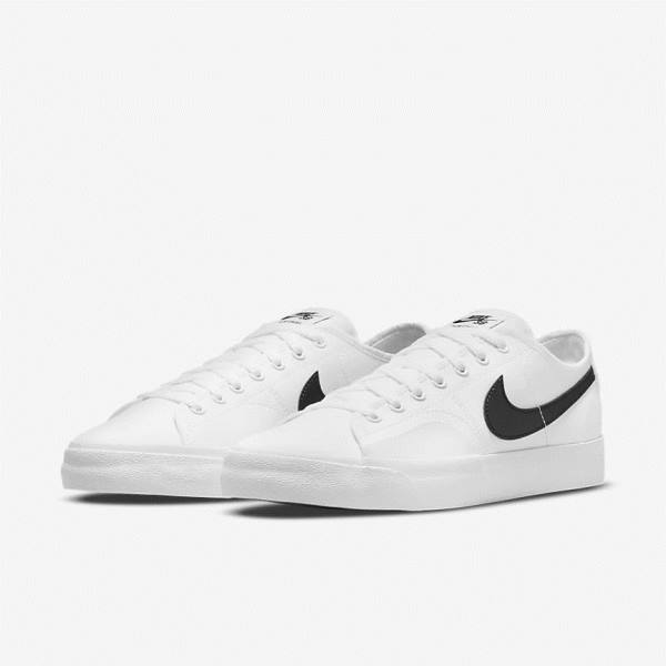 Nike SB BLZR Court Miesten Skeittikengät Valkoinen Mustat Mustat | NK974JDM