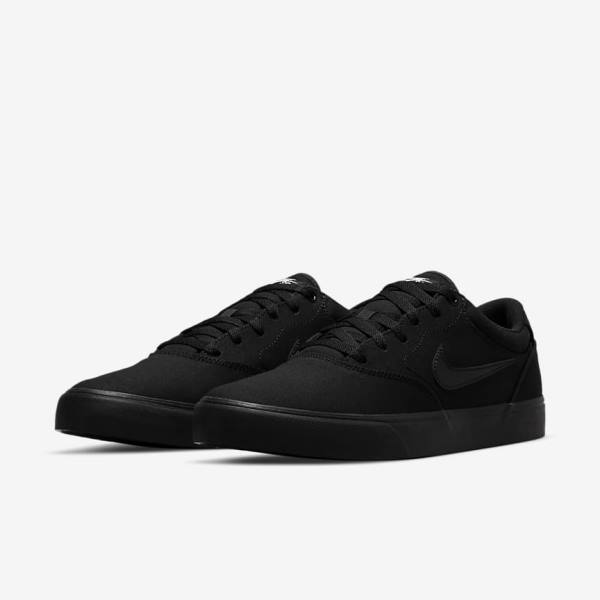 Nike SB Chron 2 Canvas Miesten Skeittikengät Mustat | NK075OUV