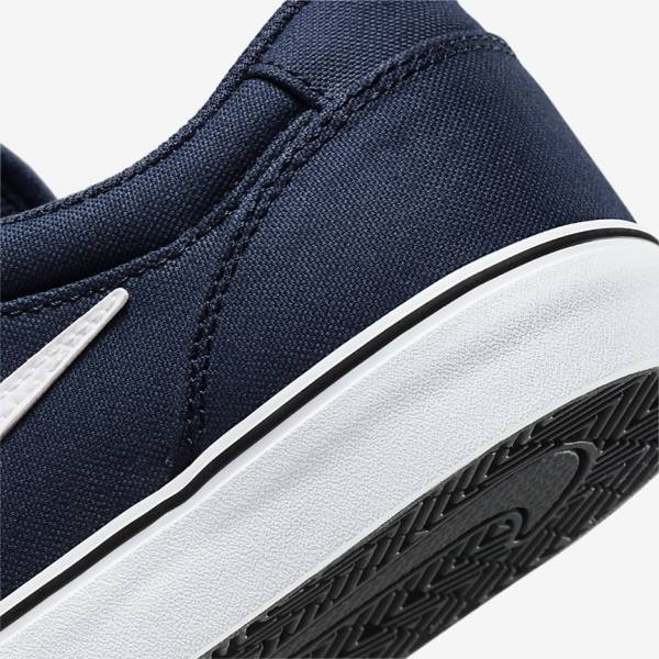 Nike SB Chron 2 Canvas Naisten Skeittikengät Laivastonsininen Laivastonsininen Mustat Valkoinen | NK603CBU