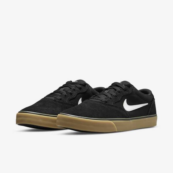 Nike SB Chron 2 Naisten Skeittikengät Mustat Vaaleanruskea Valkoinen | NK610VFI