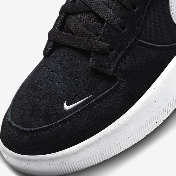 Nike SB Force 58 Naisten Skeittikengät Mustat Valkoinen | NK954ABX