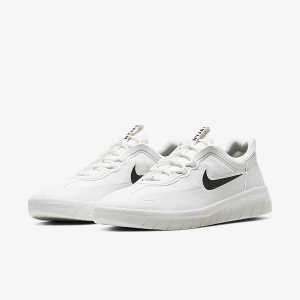 Nike SB Nyjah Free 2 Miesten Skeittikengät Valkoinen Mustat | NK361QIT