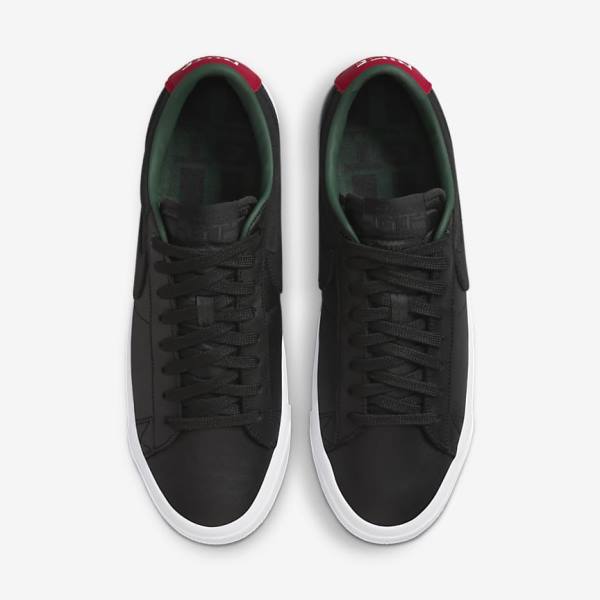 Nike SB Zoom Blazer Low Pro GT Premium Miesten Tennarit Mustat Punainen Mustat | NK864RND