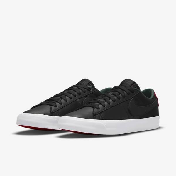 Nike SB Zoom Blazer Low Pro GT Premium Miesten Tennarit Mustat Punainen Mustat | NK864RND