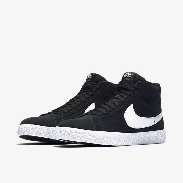 Nike SB Zoom Blazer Mid Miesten Skeittikengät Mustat Valkoinen | NK976BMG