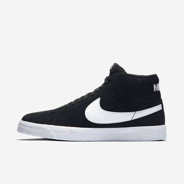 Nike SB Zoom Blazer Mid Miesten Skeittikengät Mustat Valkoinen | NK976BMG