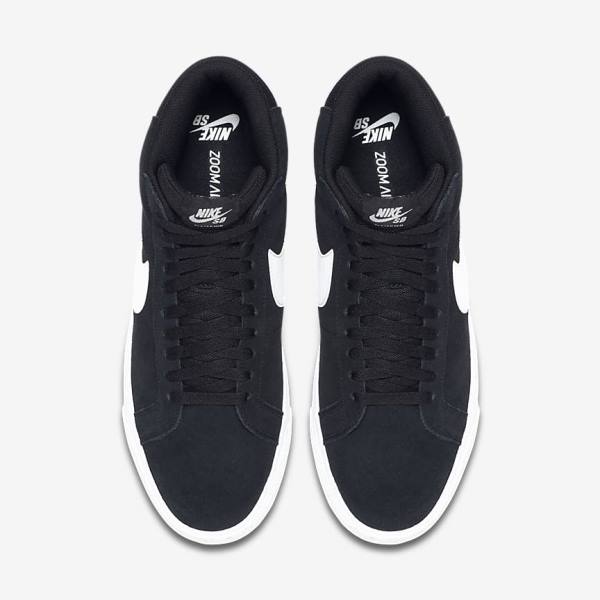 Nike SB Zoom Blazer Mid Naisten Tennarit Mustat Valkoinen | NK803IPO