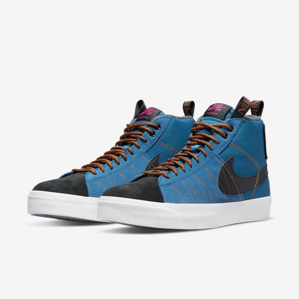 Nike SB Zoom Blazer Mid Premium Miesten Tennarit Mustat | NK473MRP