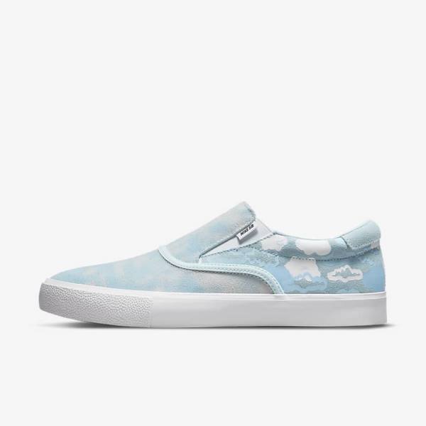 Nike SB Zoom Verona Slip x Rayssa Leal Lasten Skeittikengät Sininen Valkoinen Sininen | NK495TJN