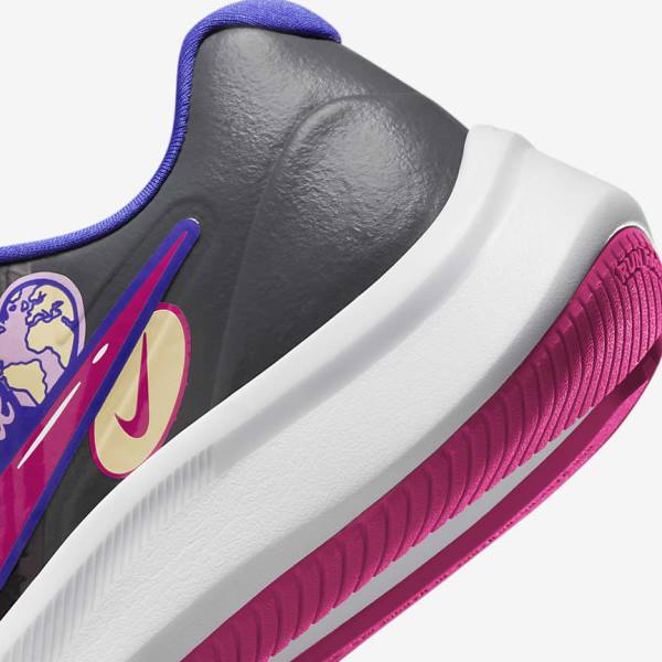 Nike Star Runner 3 SE Older Maantie Lasten Juoksukengät Mustat Pinkki | NK615PWU