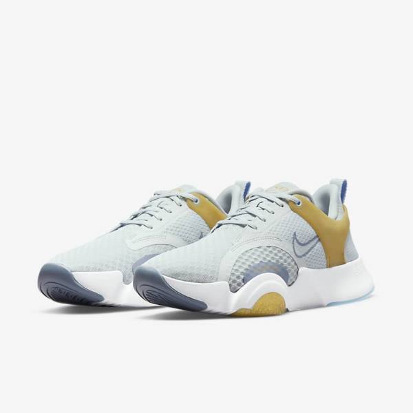 Nike SuperRep Go 2 Naisten Treenikengät Platina Metal Kultaiset Valkoinen | NK752XBS