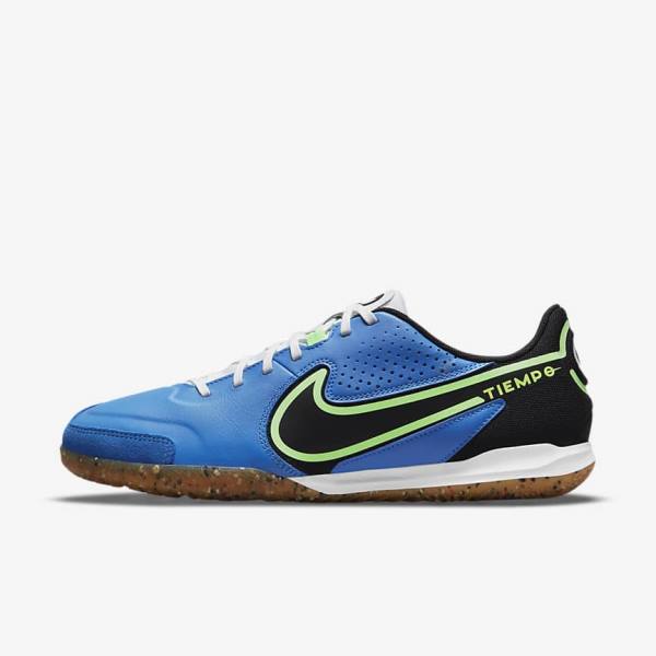 Nike Tiempo Legend 9 Academy IC Indoor-Court Naisten Jalkapallokengät Vaaleansininen Vaaleanvihreä Ruskea Mustat | NK503WIS