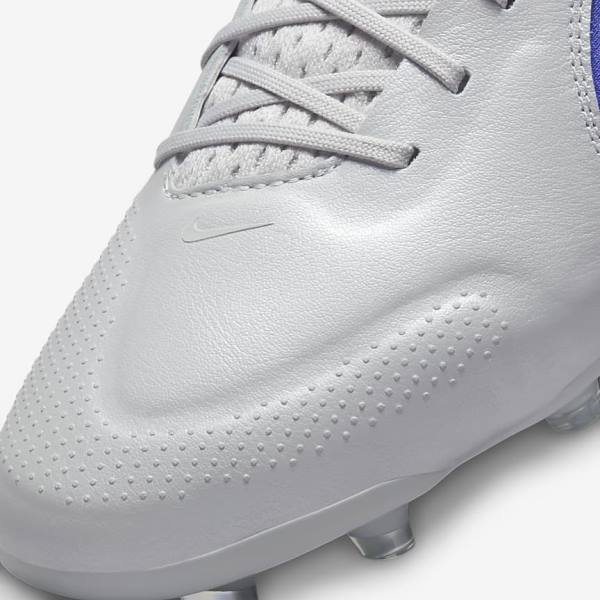 Nike Tiempo Legend 9 Elite FG Firm-Ground Naisten Jalkapallokengät Harmaat Sininen | NK103TLF