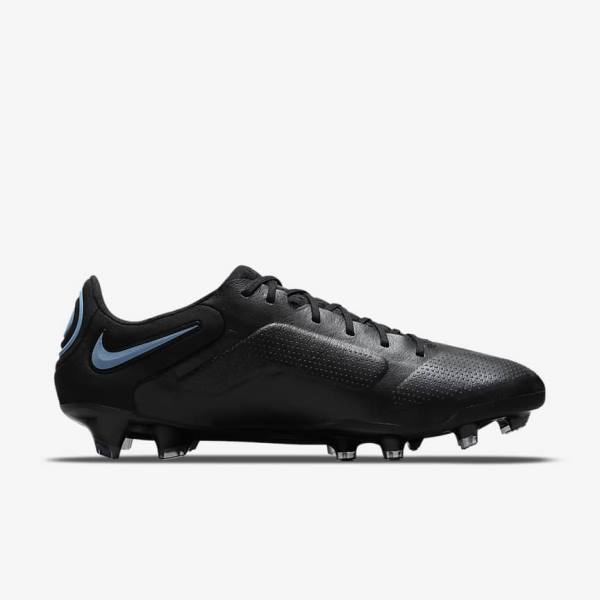 Nike Tiempo Legend 9 Elite FG Firm-Ground Miesten Jalkapallokengät Mustat Harmaat | NK179WCN