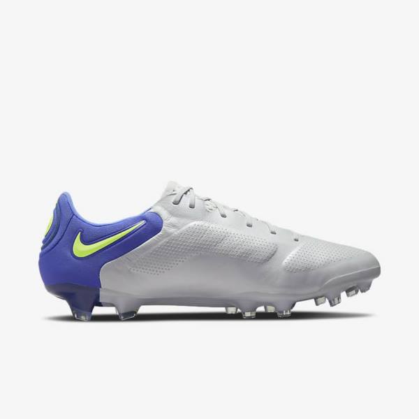 Nike Tiempo Legend 9 Elite FG Firm-Ground Miesten Jalkapallokengät Harmaat Sininen | NK863NXO