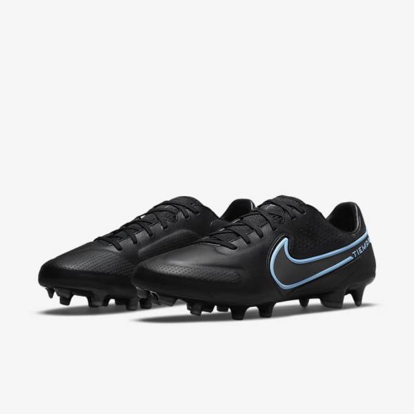 Nike Tiempo Legend 9 Pro FG Firm-Ground Naisten Jalkapallokengät Mustat Harmaat | NK627CBS