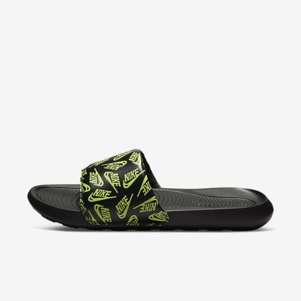 Nike Victori One Printed Miesten Rantasandaalit Mustat | NK513QCT