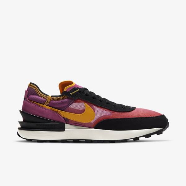 Nike Waffle One Miesten Tennarit Fuksia Mustat Kultaiset | NK764VEC