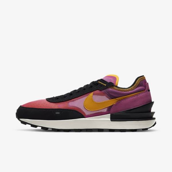 Nike Waffle One Miesten Tennarit Fuksia Mustat Kultaiset | NK764VEC