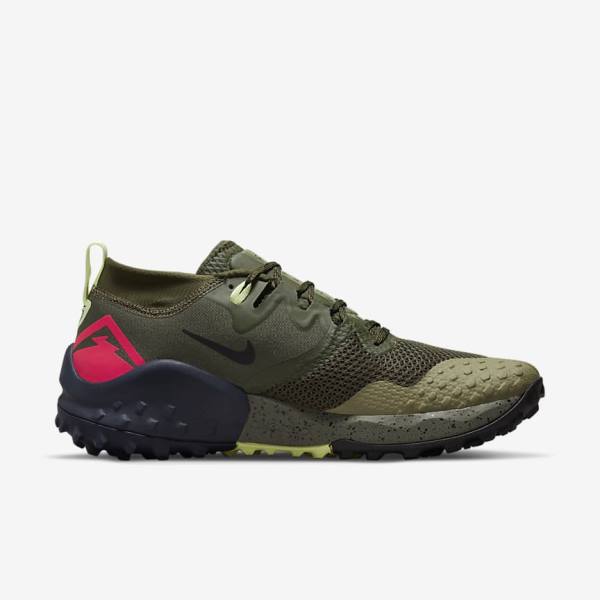 Nike Wildhorse 7 Trail Miesten Juoksukengät Khaki Oliivinvihreä Obsidian Punainen | NK930DVA