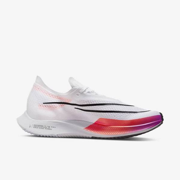 Nike ZoomX Streakfly Maantie Racing Miesten Juoksukengät Valkoinen Punainen Violetit Mustat | NK347YQD