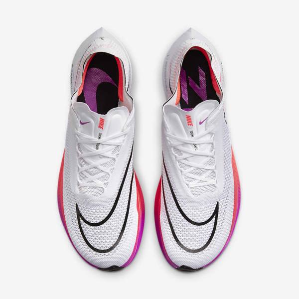 Nike ZoomX Streakfly Maantie Racing Miesten Juoksukengät Valkoinen Punainen Violetit Mustat | NK347YQD