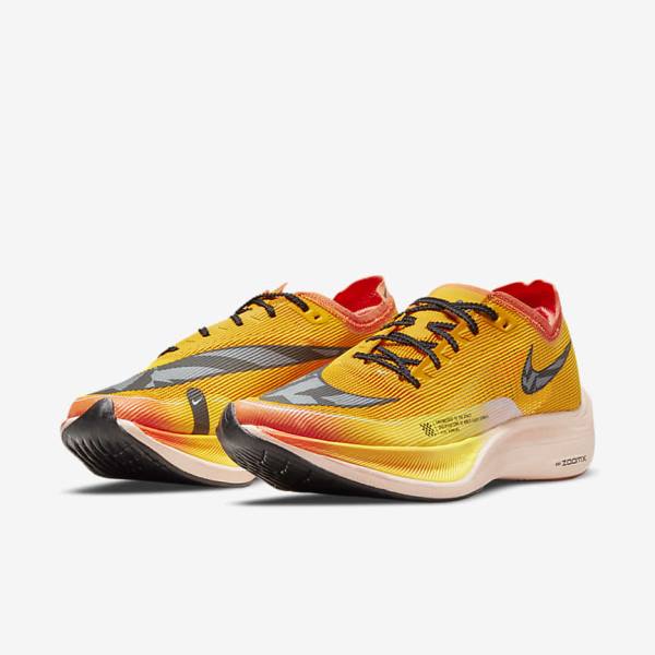 Nike ZoomX Vaporfly NEXT% 2 Ekiden Maantie Racing Miesten Juoksukengät Valkoinen Mustat Mustat | NK140NIG