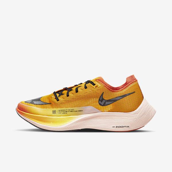 Nike ZoomX Vaporfly NEXT% 2 Ekiden Maantie Racing Miesten Juoksukengät Valkoinen Mustat Mustat | NK140NIG