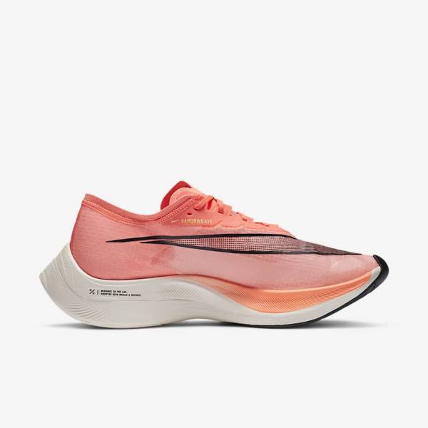 Nike ZoomX Vaporfly NEXT% Maantie Racing Miesten Juoksukengät Vaaleanmango Mustat Sininen | NK539CYH