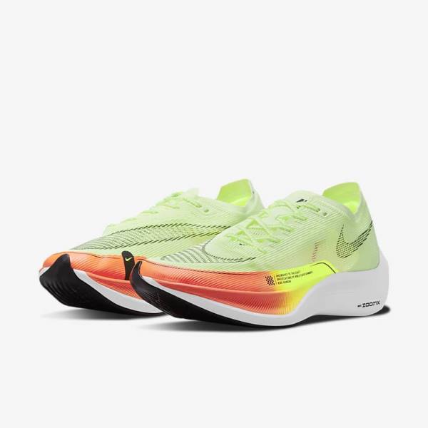 Nike ZoomX Vaporfly Next% 2 Maantie Racing Miesten Juoksukengät Oranssi Mustat | NK247VZQ