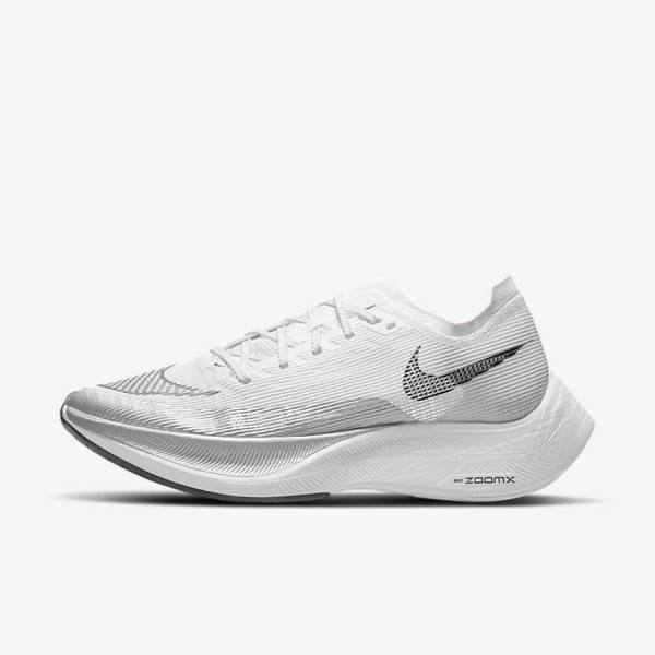 Nike ZoomX Vaporfly Next% 2 Maantie Racing Naisten Juoksukengät Valkoinen Keltainen Sininen | NK908ZJA